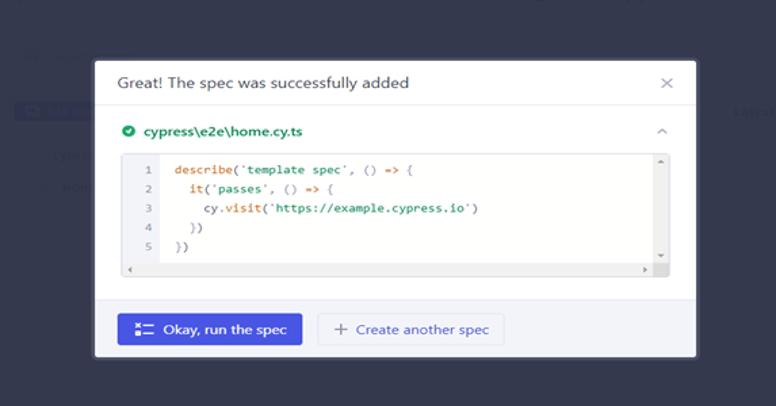 Cypress Automation Framework